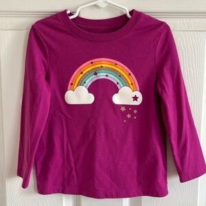 Cat & Jack Rainbow Long Sleeve Shirt Size 4T